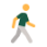 人が歩くアイコン